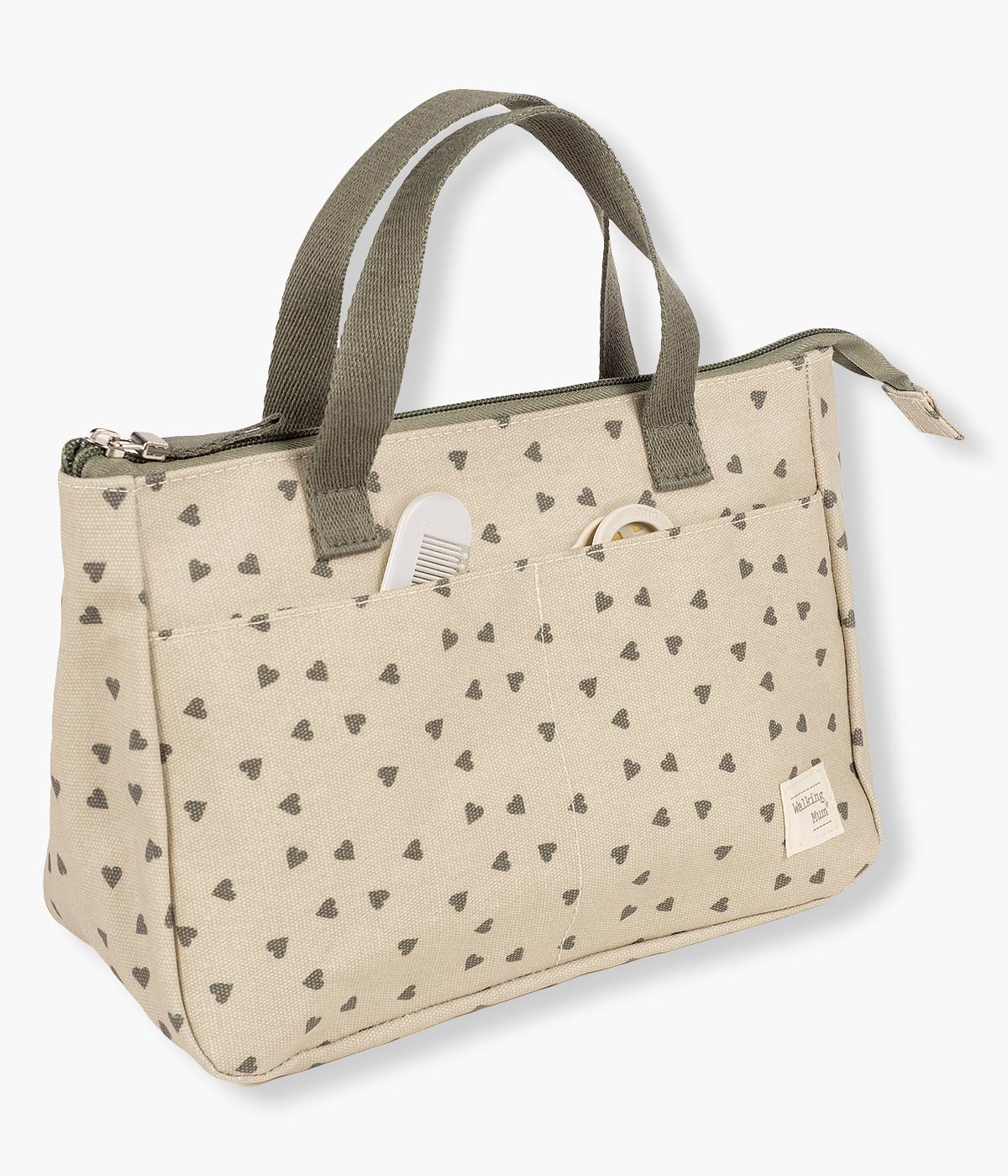 Walking Mum Necessaire para Bebé Hearts Poppy Moss