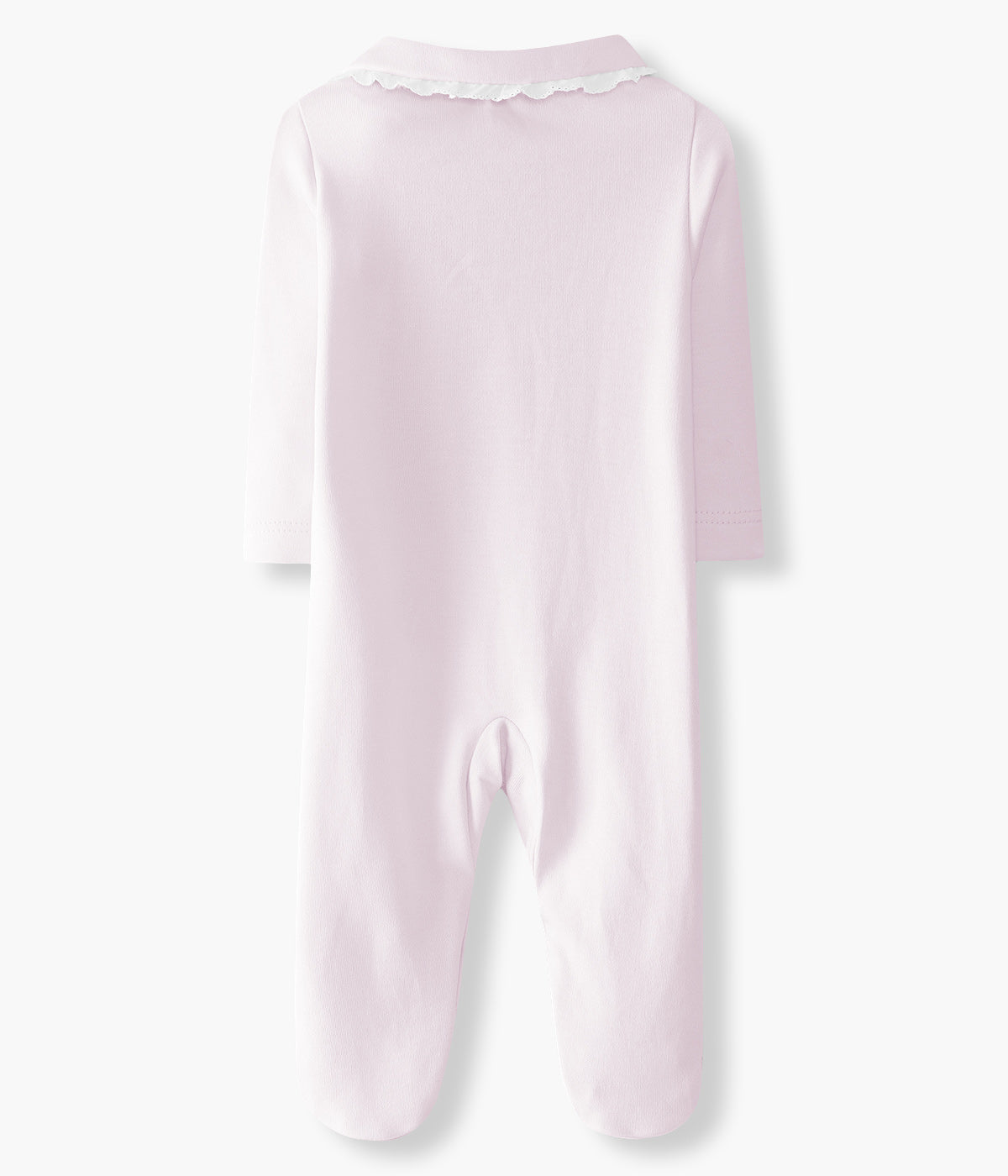 Babygrow em Algodão Antibacteriano para Bebé Menina - Rosa