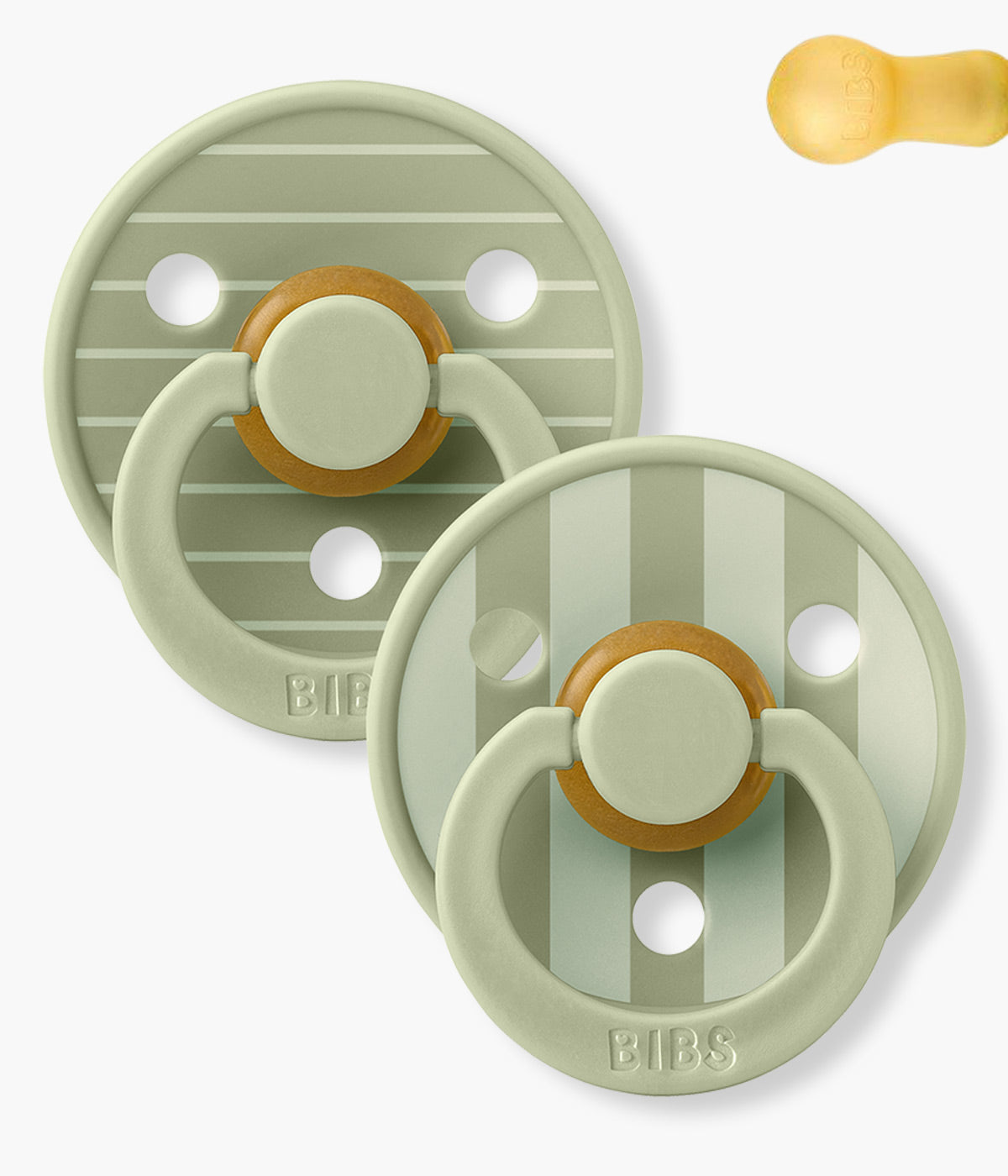 Bibs Studio Colour 2 Chupetas Pin Sage Mix Redonda