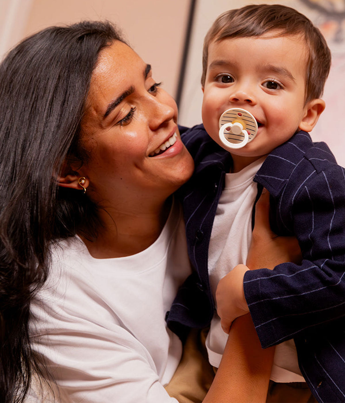 Bibs Studio Colour 2 Chupetas Pin Ivory Steel Blue Mix Redonda