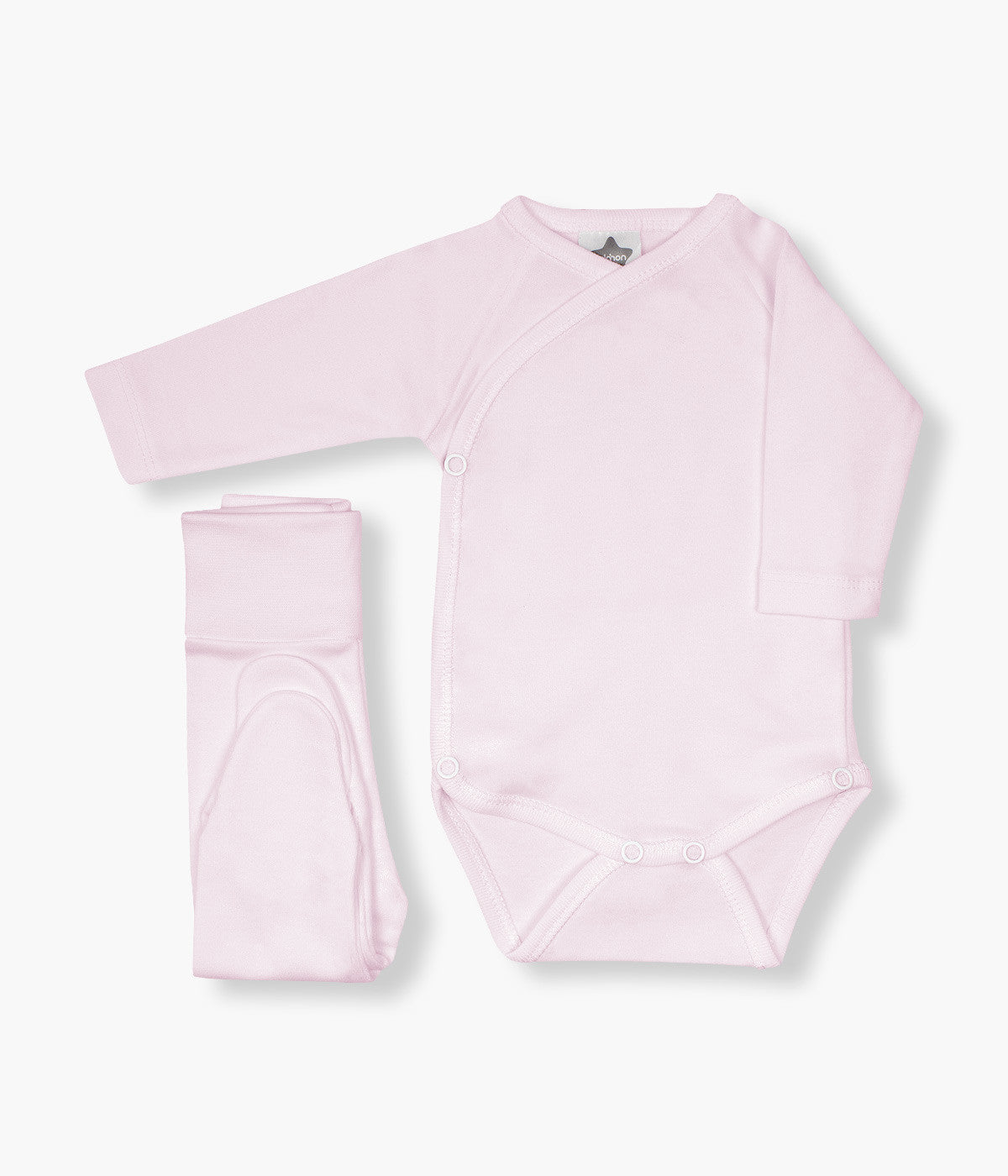 Conjunto Interiores em Algodão para Bebé Menina - Rosa