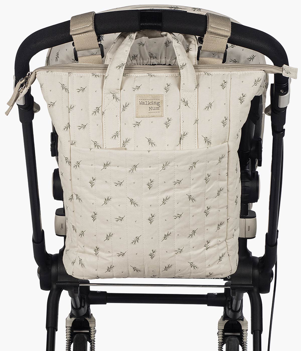 Walking Mum Mochila de Maternidade Mimosa - Verde e Pérola