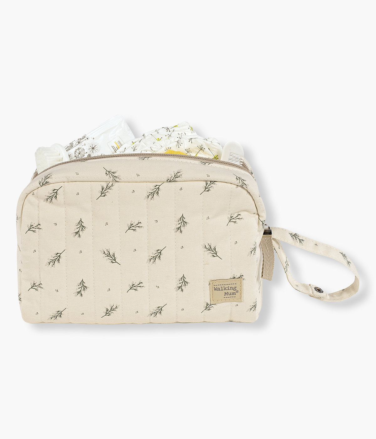 Walking Mum Necesssaire para Bebé Mimosa - Verde e Pérola