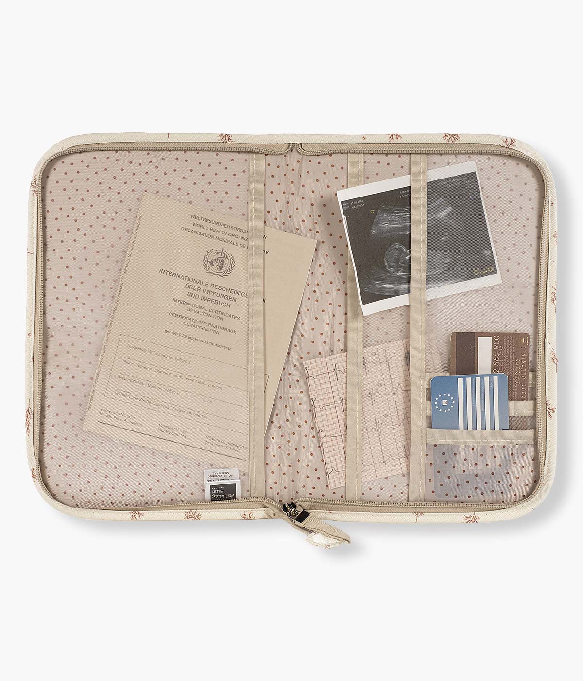 Walking Mum Porta Documentos Mimosa - Rosa e Pérola