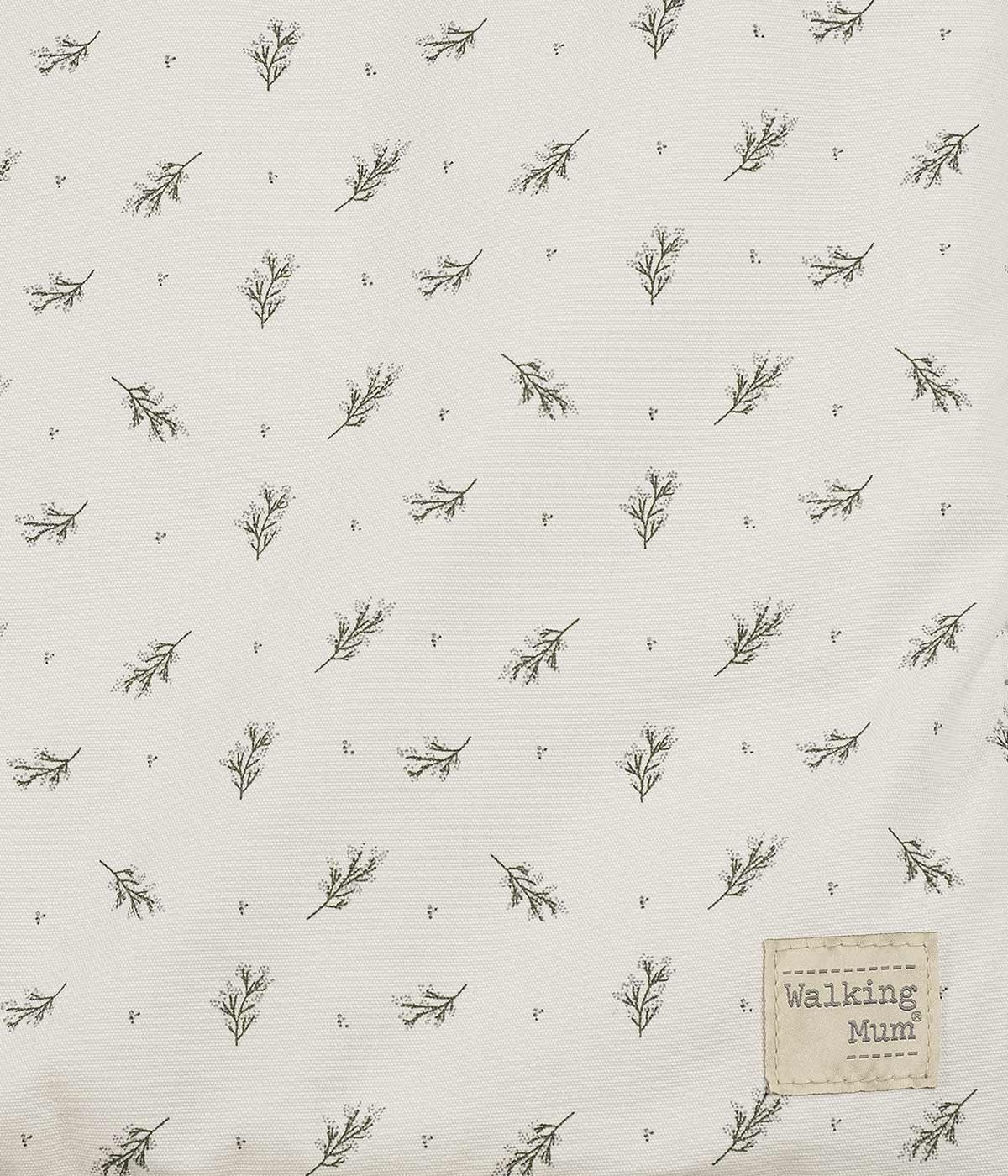 Walking Mum Saco Manta Algodão Mimosa - Verde e Pérola