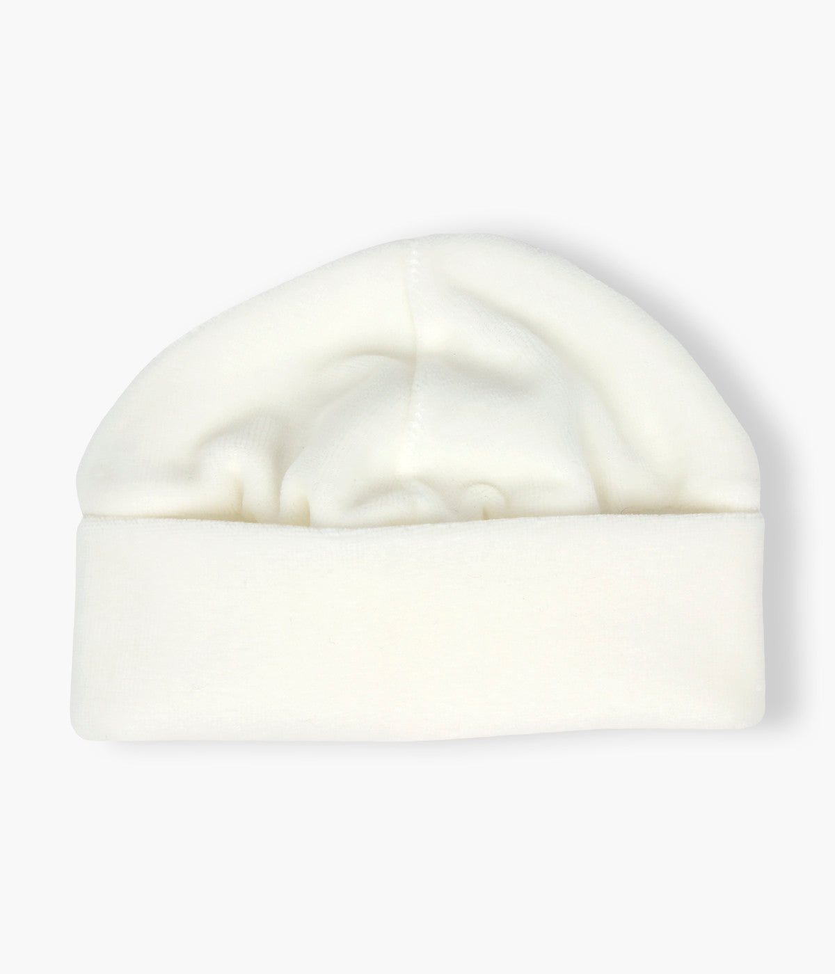 Gorro em Veludo para Bebé - Pérola