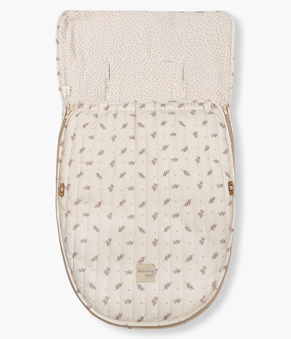 Walking Mum Saco de Dormir 2 em 1 Mimosa - Rosa e Pérola