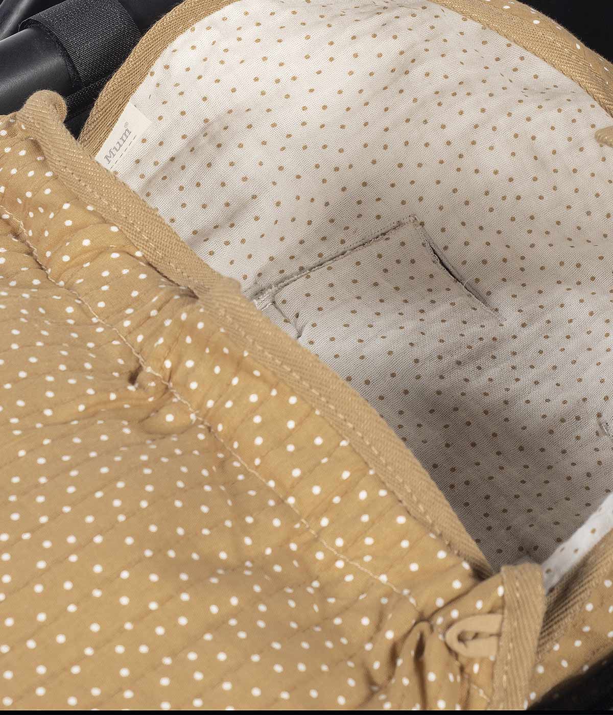 Walking Mum Saco de Dormir 2 em 1 Polka Dot Poppy Cinnamon
