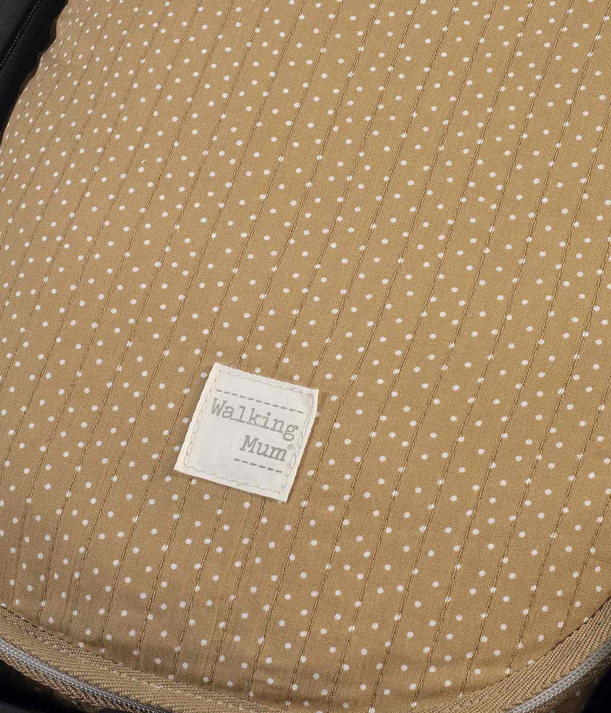 Walking Mum Saco de Dormir 2 em 1 Polka Dot Poppy Cinnamon