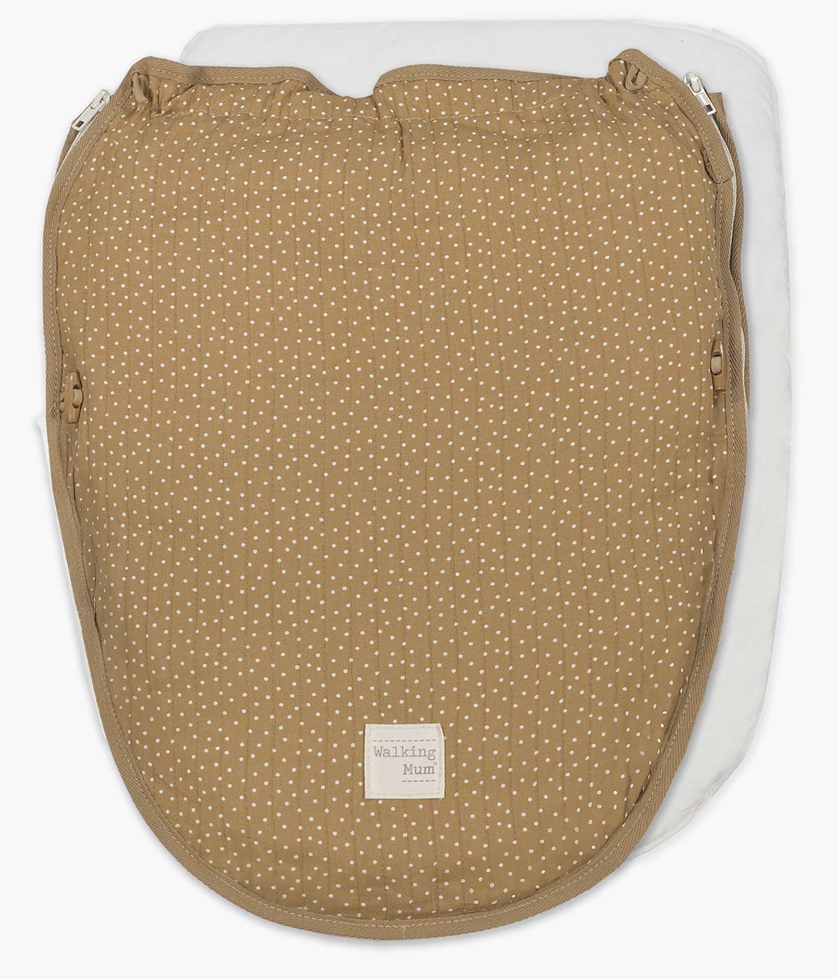 Walking Mum Saco de Dormir 2 em 1 Polka Dot Poppy Cinnamon