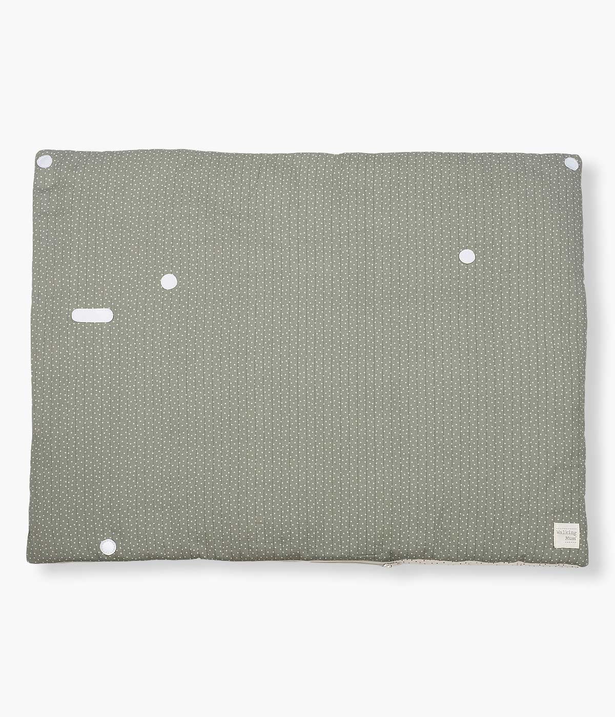 Walking Mum Saco Manta Algodão Polka Dot Poppy Moss
