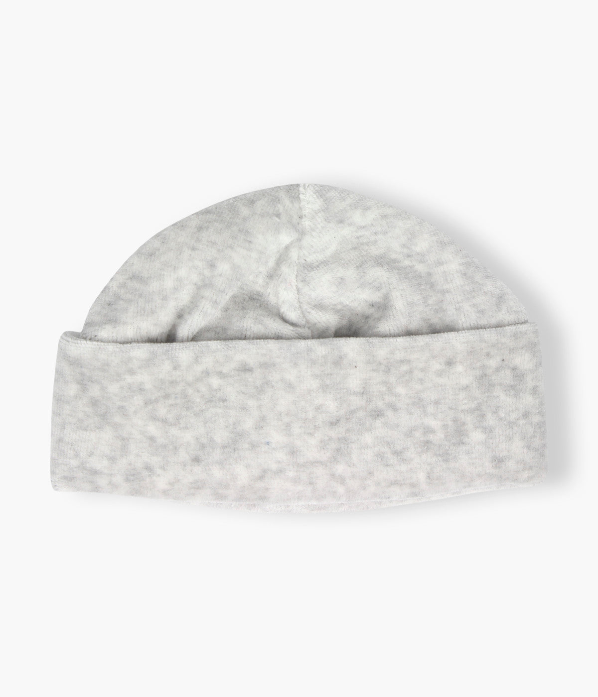 Gorro em Veludo para Bebé - Cinza