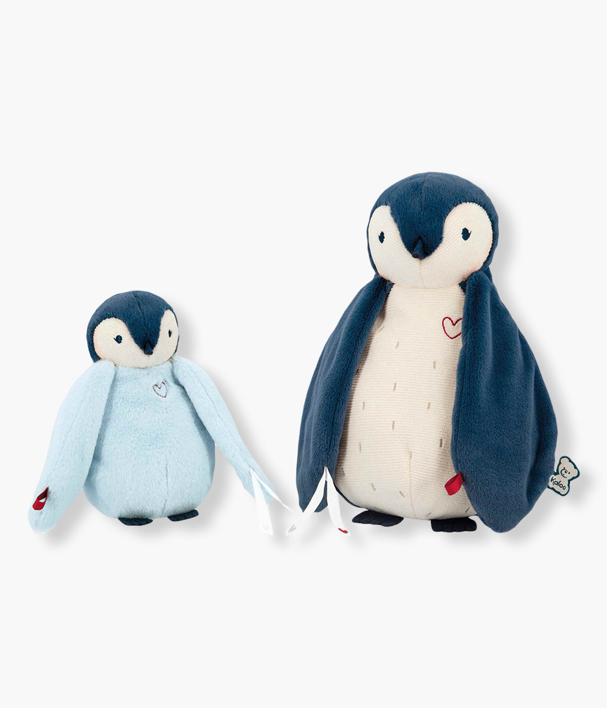 Kaloo Conjunto 2 Peluches Mãe Pinguim e Filho - Azul
