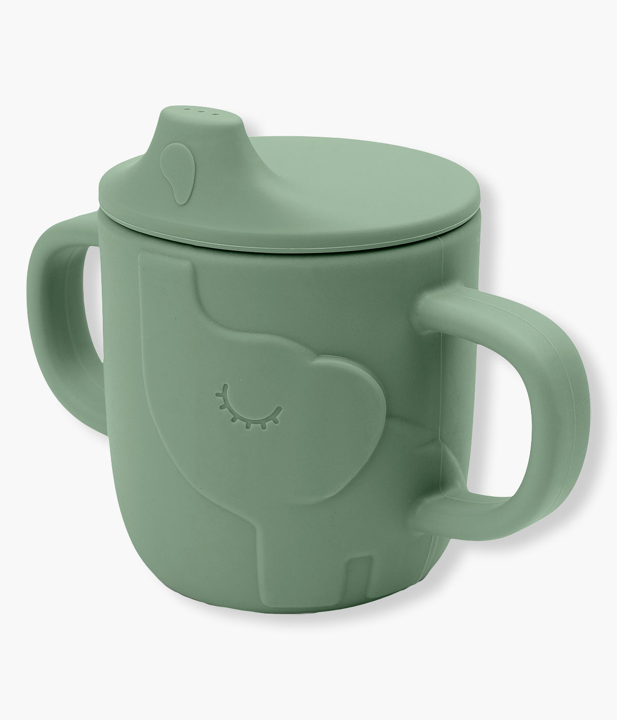 Done by Deer Copo Silicone Anti-Vazamento Peekaboo Elphee - Verde