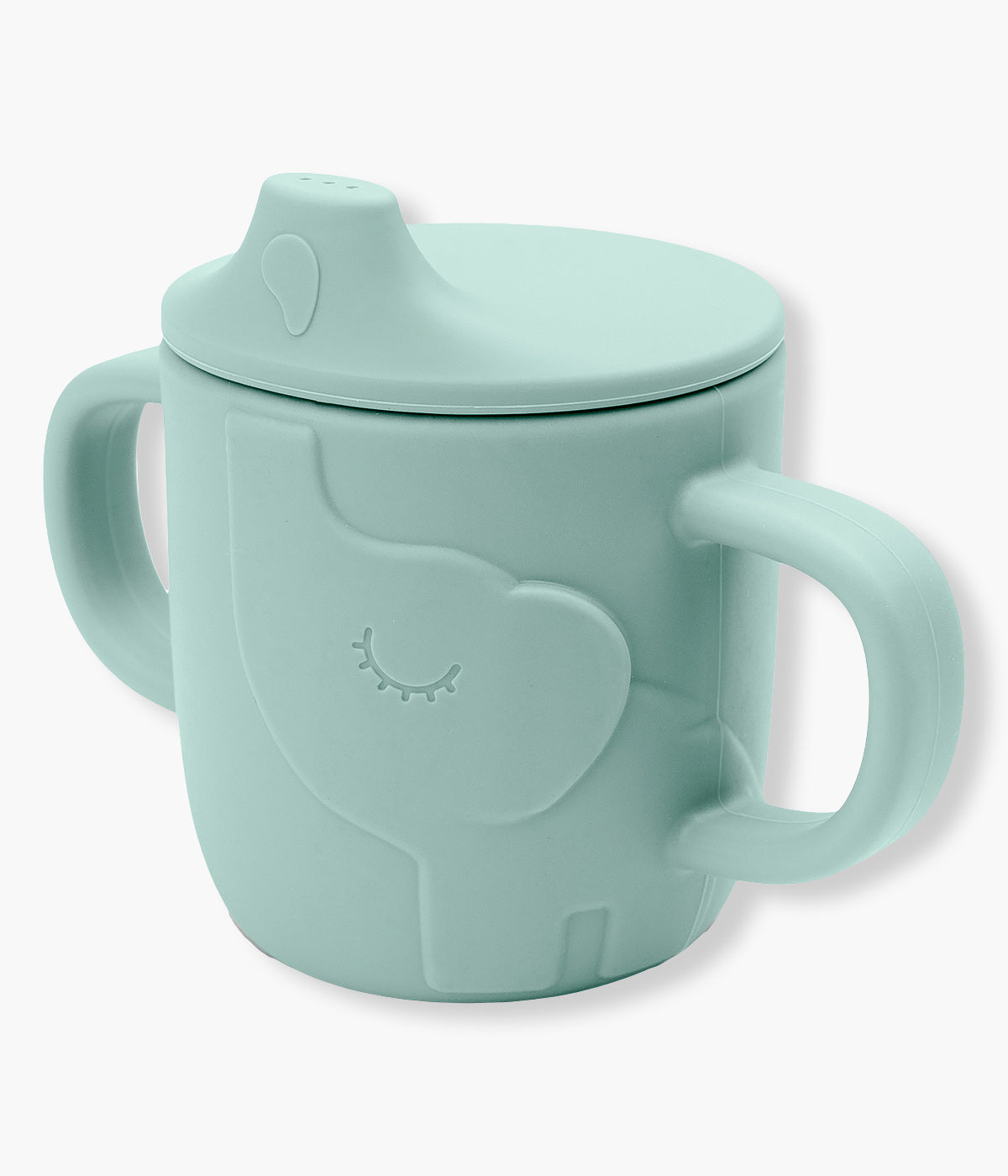 Done by Deer Copo Silicone Anti-Vazamento Peekaboo Elphee - Azul