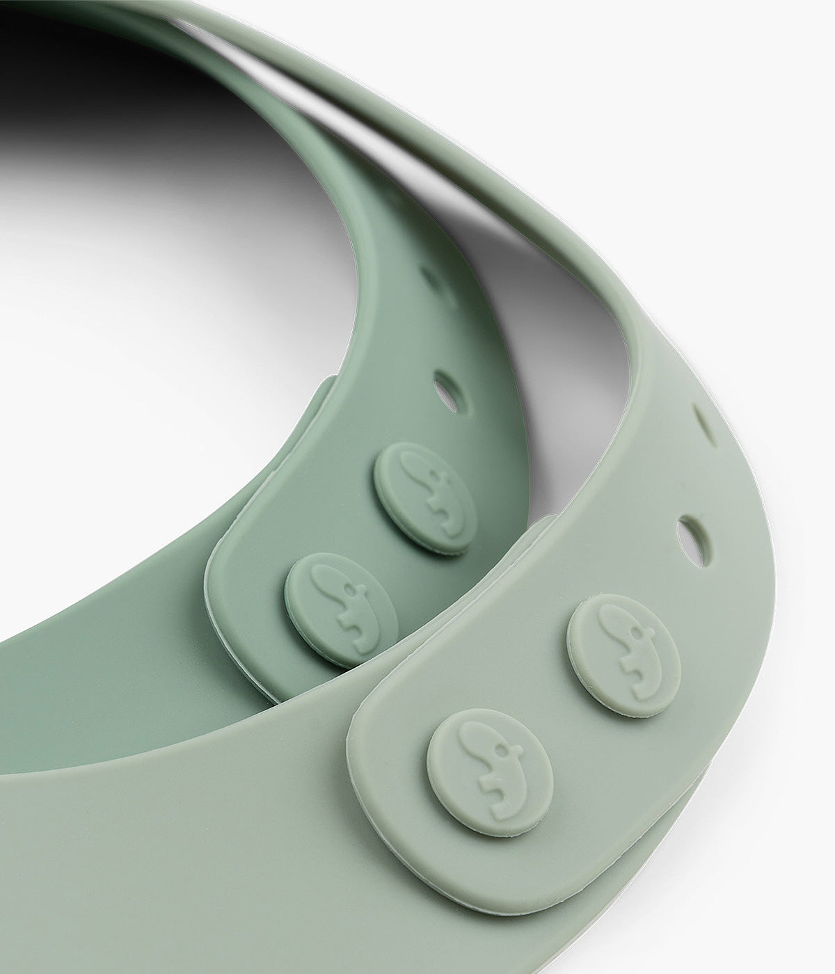 Done by Deer Pack Babetes Silicone com Bolso Croco 2pc - Verde