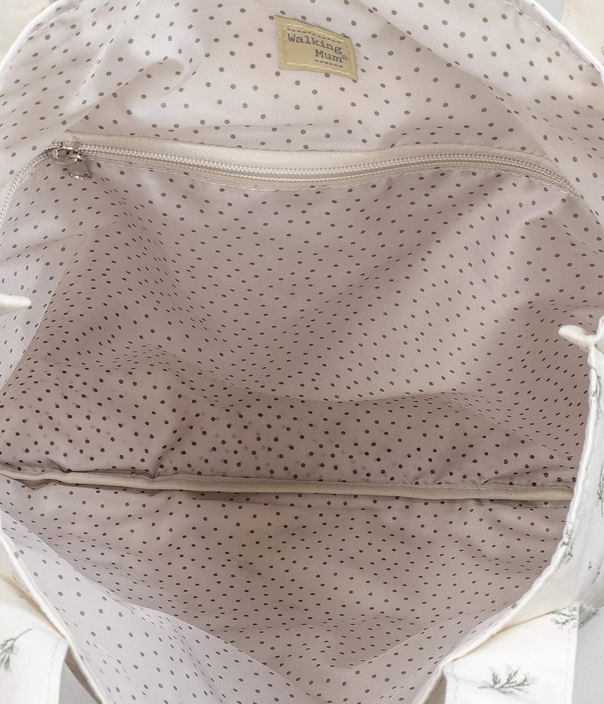 Walking Mum Bolsa Tote Bag Mimosa - Verde e Pérola