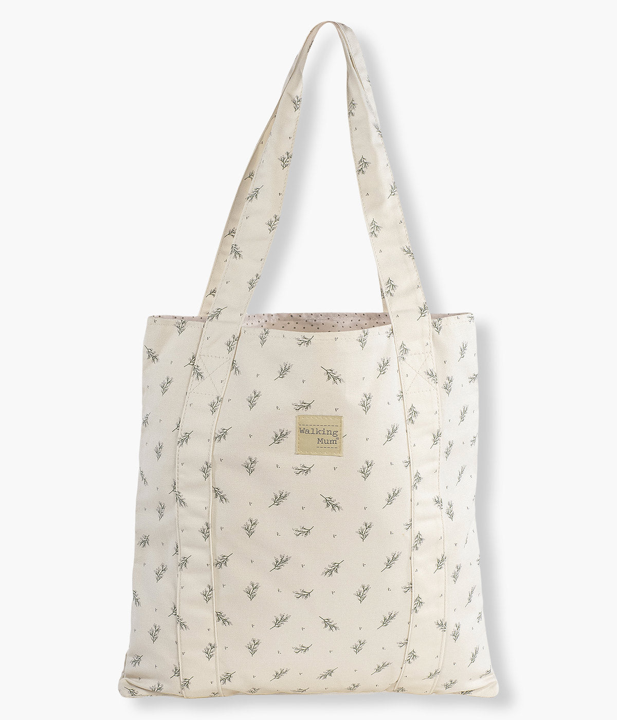 Walking Mum Bolsa Tote Bag Mimosa - Verde e Pérola