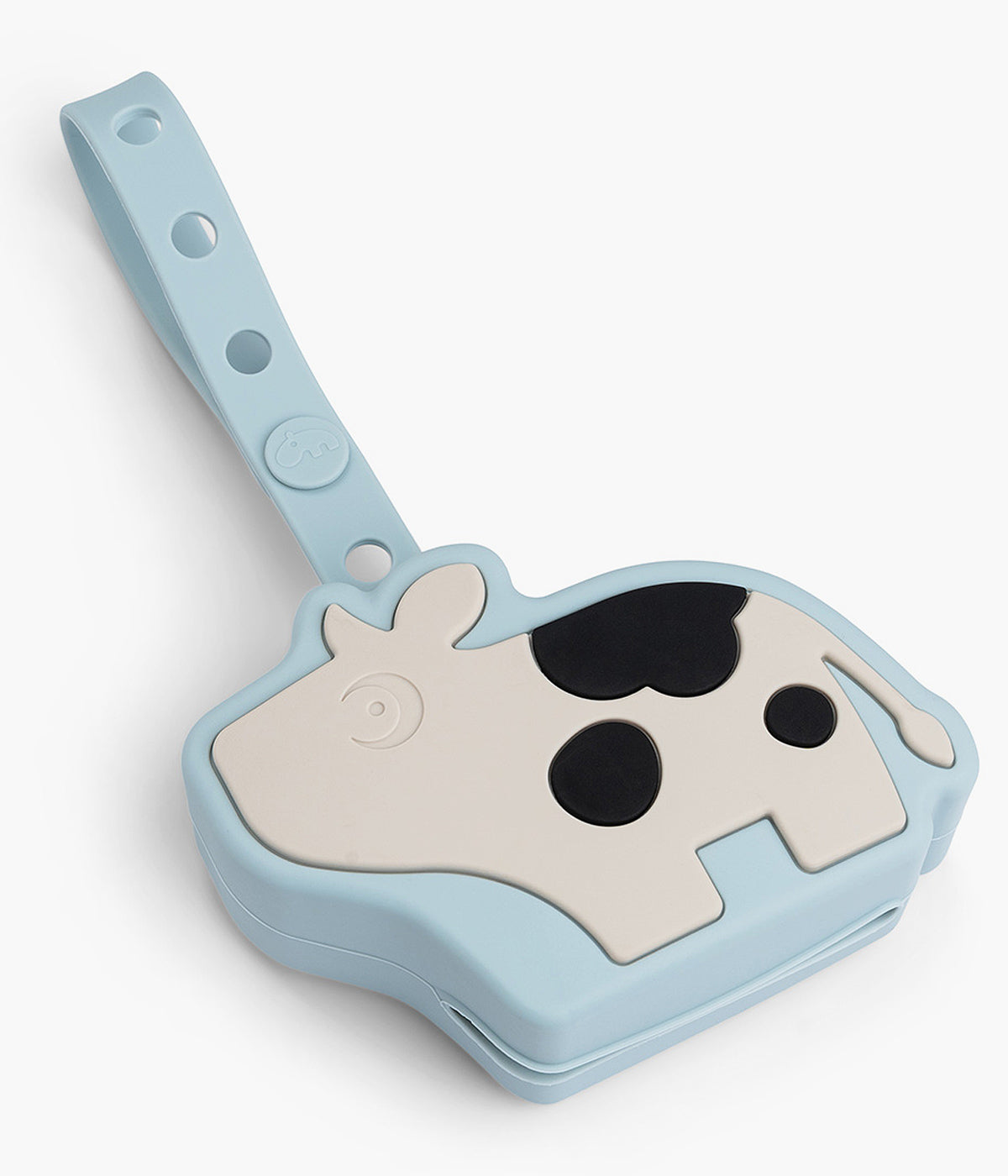 Done by Deer Porta Chupetas Pendurar Silicone Dotti - Azul