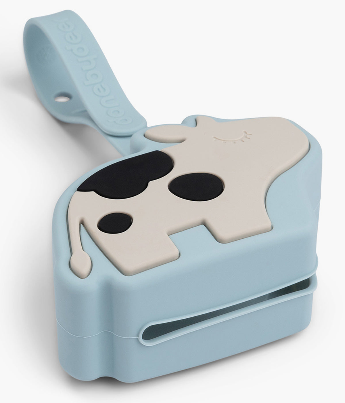 Done by Deer Porta Chupetas Pendurar Silicone Dotti - Azul