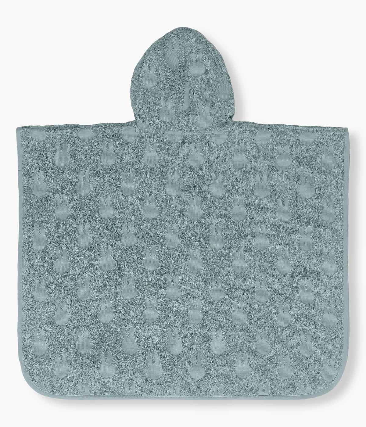 Jollein x Miffy Poncho de Banho Algodão para Bebé - Azul