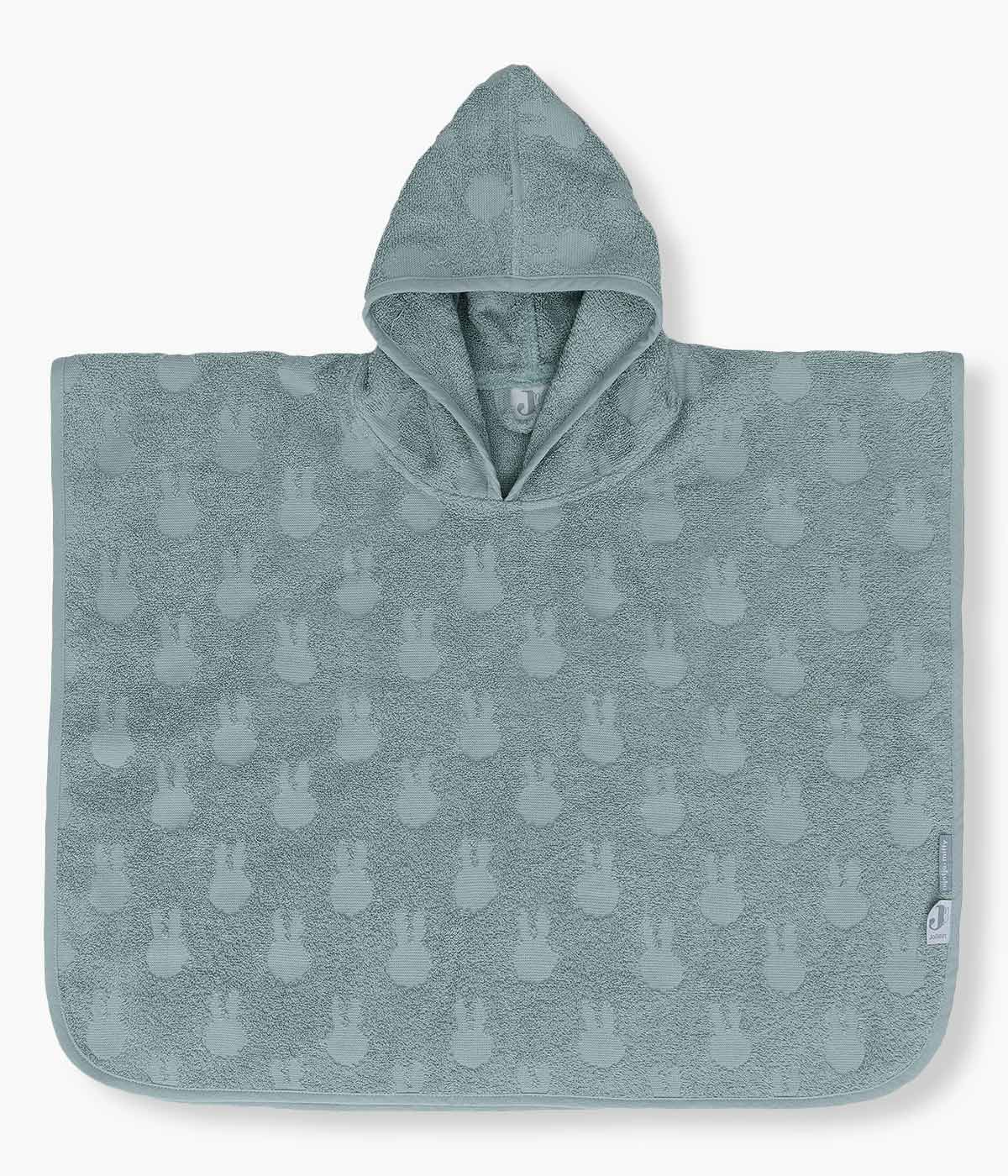 Jollein x Miffy Poncho de Banho Algodão para Bebé - Azul