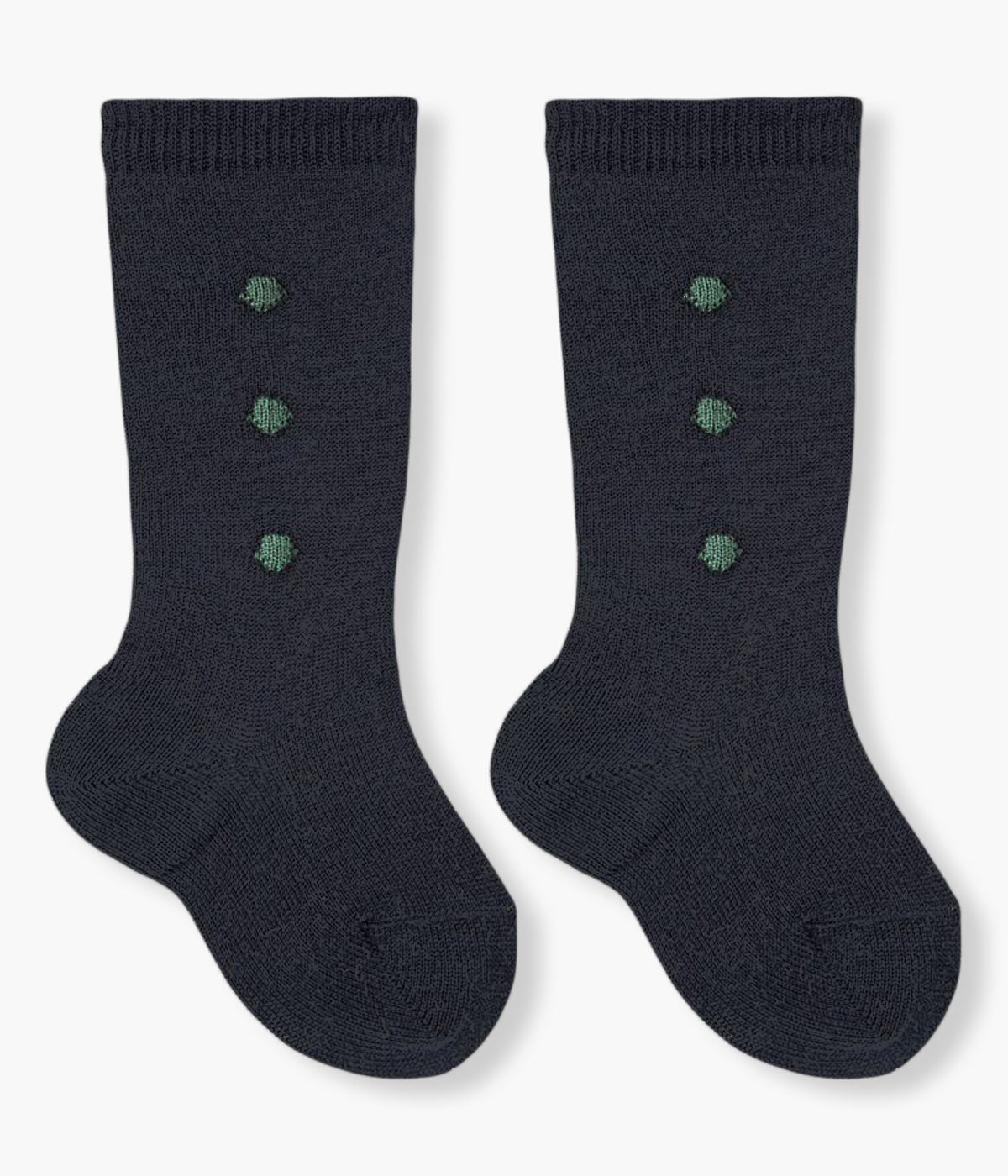 Meias pelo Joelho Algodão com Bolas Cóndor Bebé - Azul Marinho