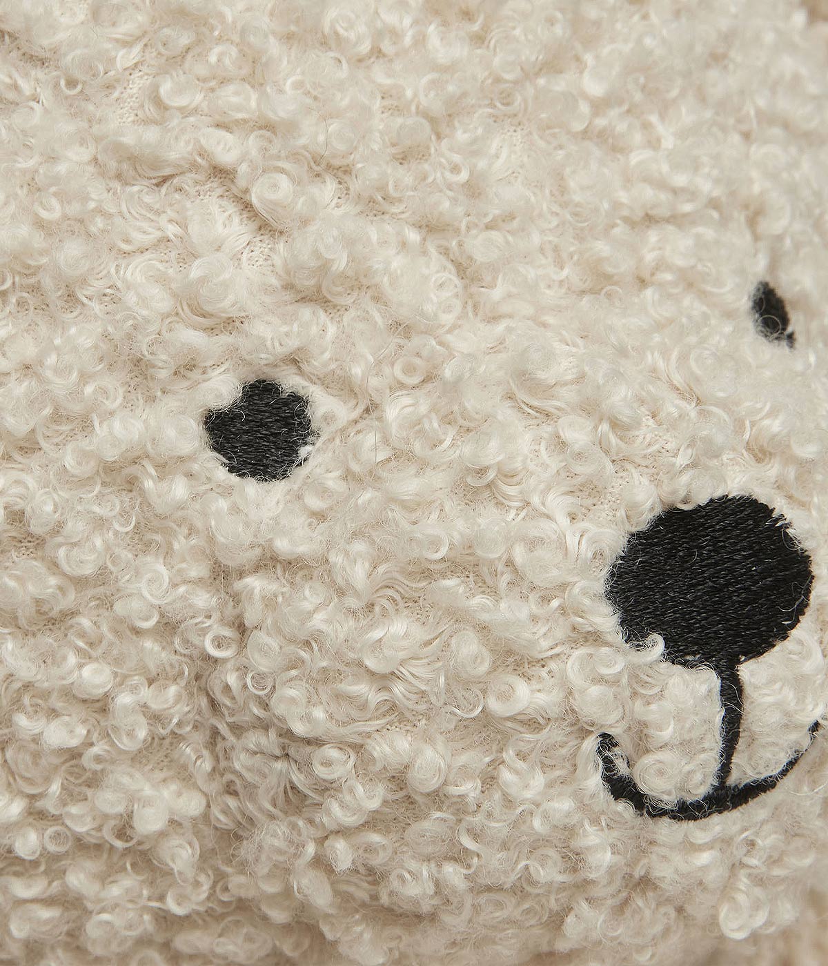 Jollein Urso Peluche Bouclé 25cm para Bebé - Pérola