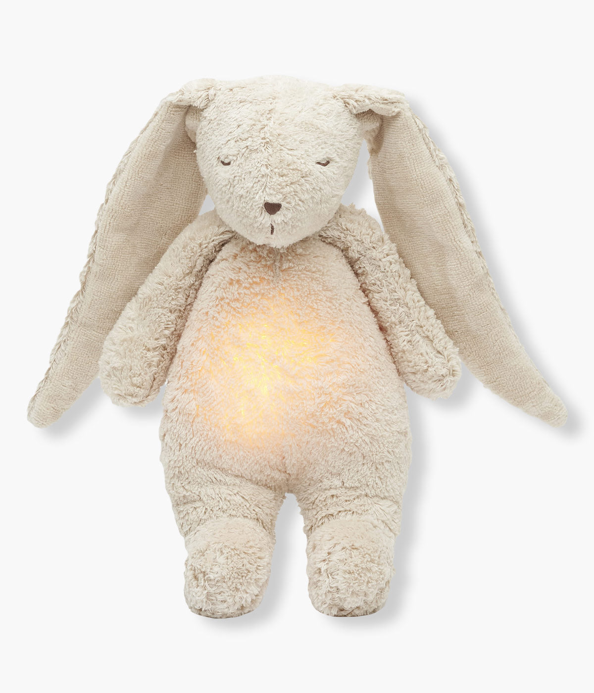 Olá! Eu sou o Coelho Moonie Sand 2.0, o novo melhor amigo do seu bebé. Sou um peluche feito de algodão orgânico pérola, super macio e seguro, e tenho um talento especial: consigo ajudar o seu bebé a adormecer mais tranquilamente. Como? Com a ajuda de sons naturais pink noise, luz de presença suave com 7 cores, gravador de voz e um sensor de choro inteligente que me faz entrar em ação sempre que o bebé precisa de mim. Juntos, vamos transformar as noites, e as sestas, em momentos de paz.