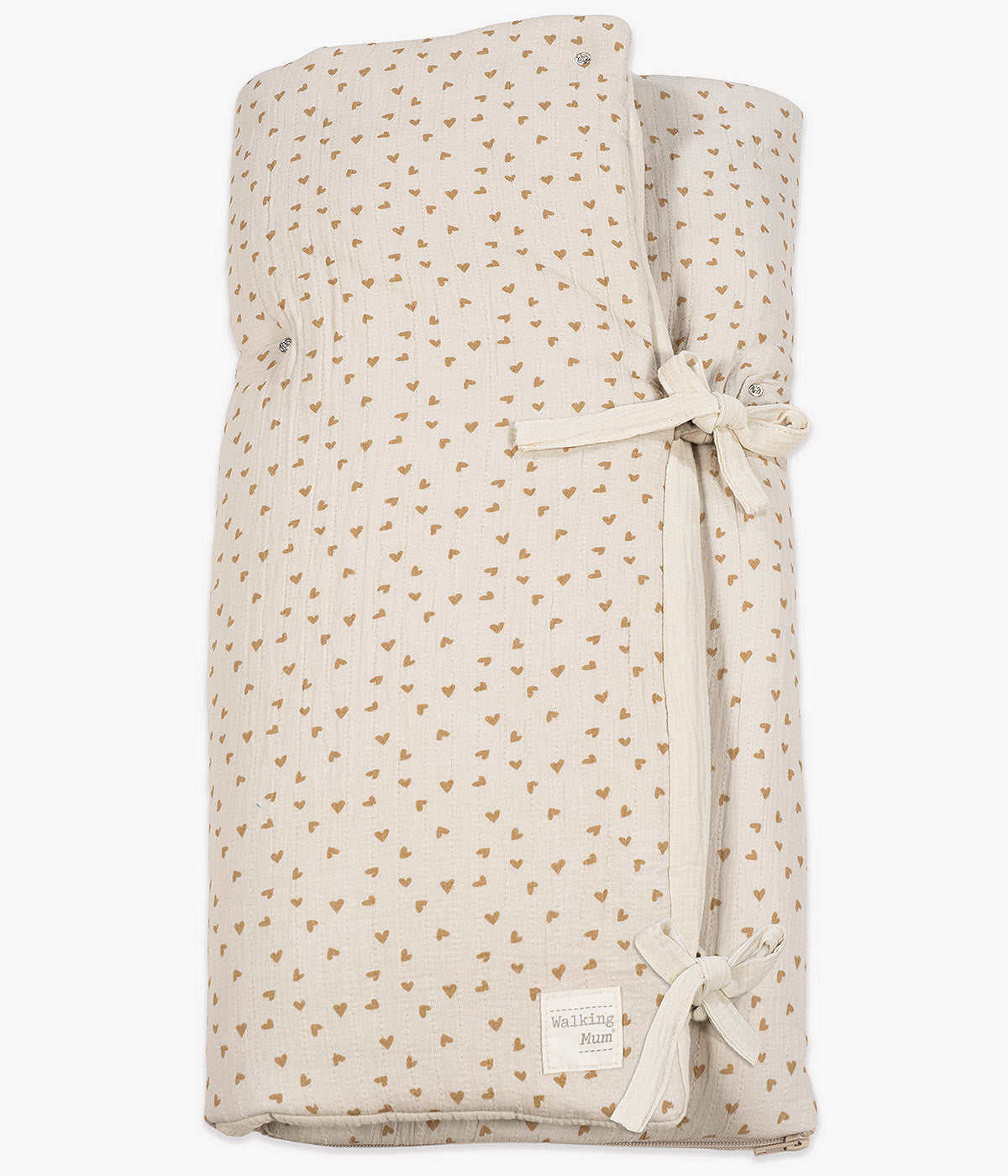 Walking Mum Saco Manta Hearts Poppy Cinnamon
