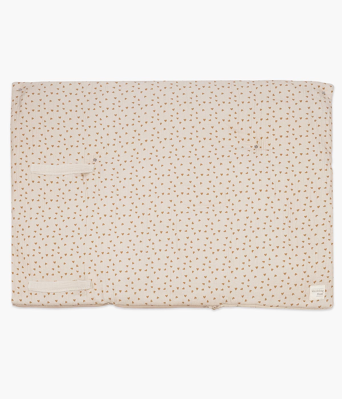 Walking Mum Saco Manta Hearts Poppy Cinnamon