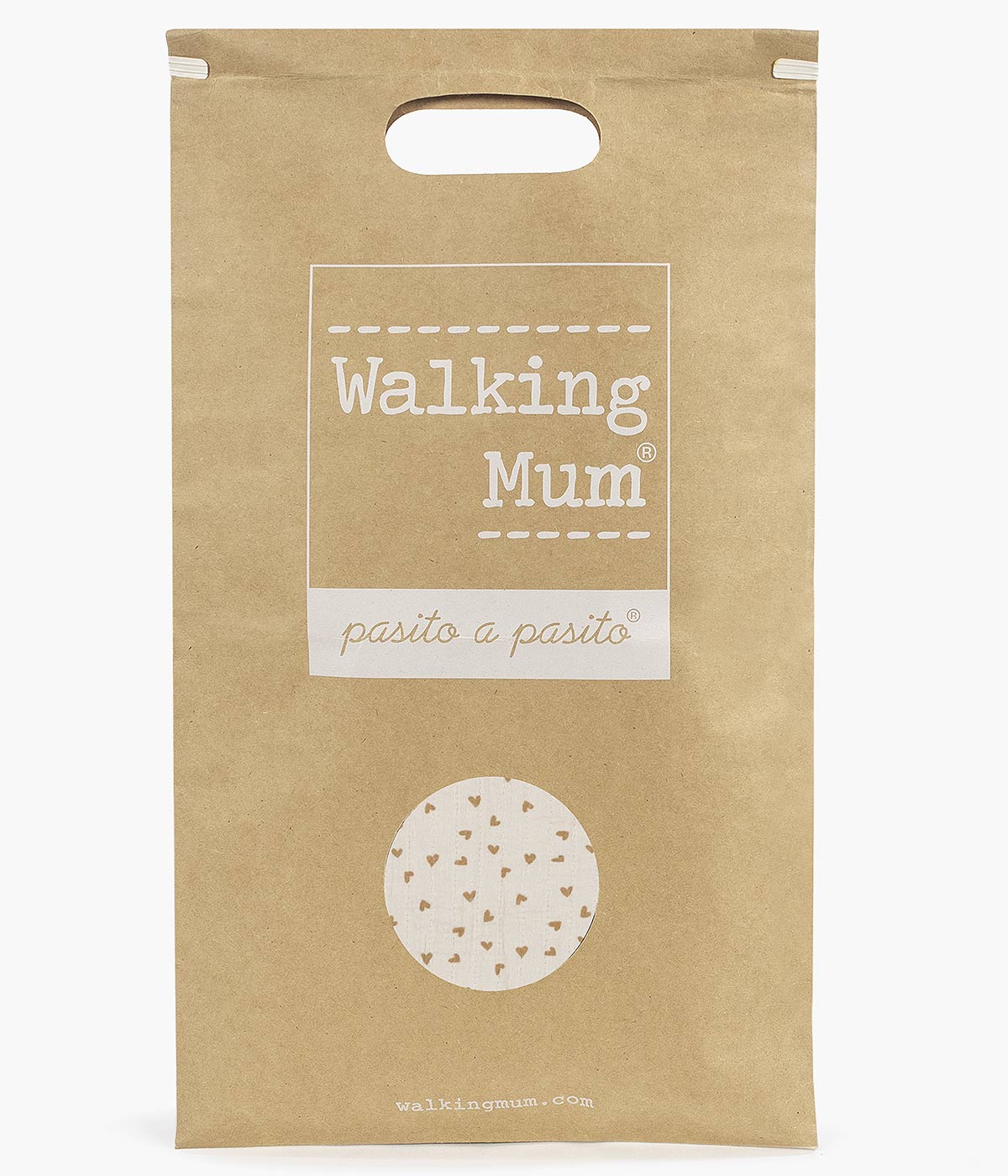 Walking Mum Saco Manta Hearts Poppy Cinnamon