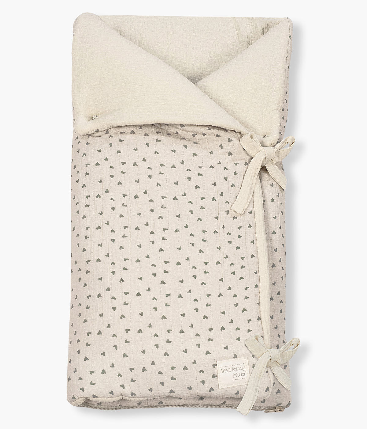 Walking Mum Saco Manta Hearts Poppy Moss