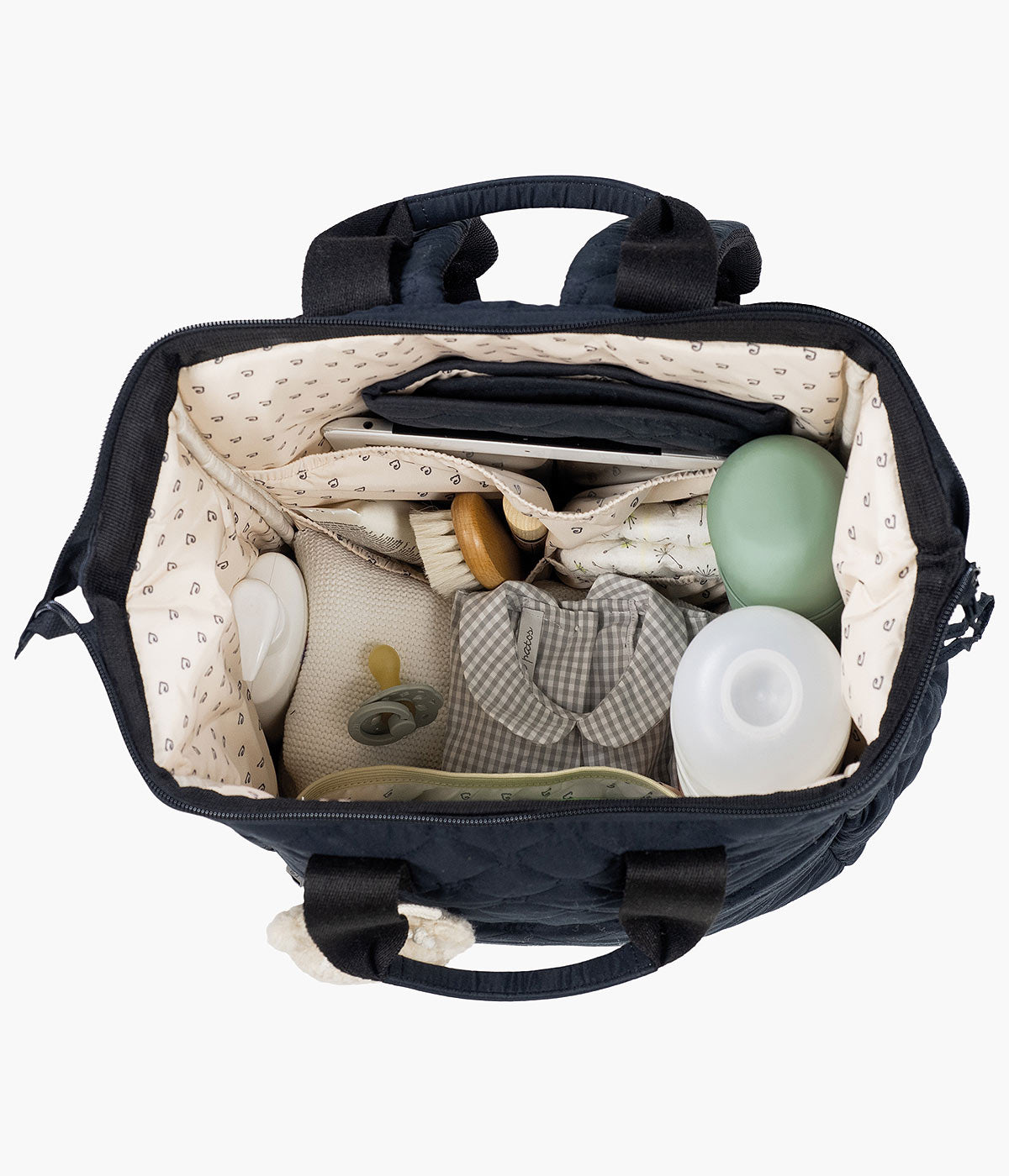 Pasito a Pasito Mochila de Maternidade Paddington - Preto