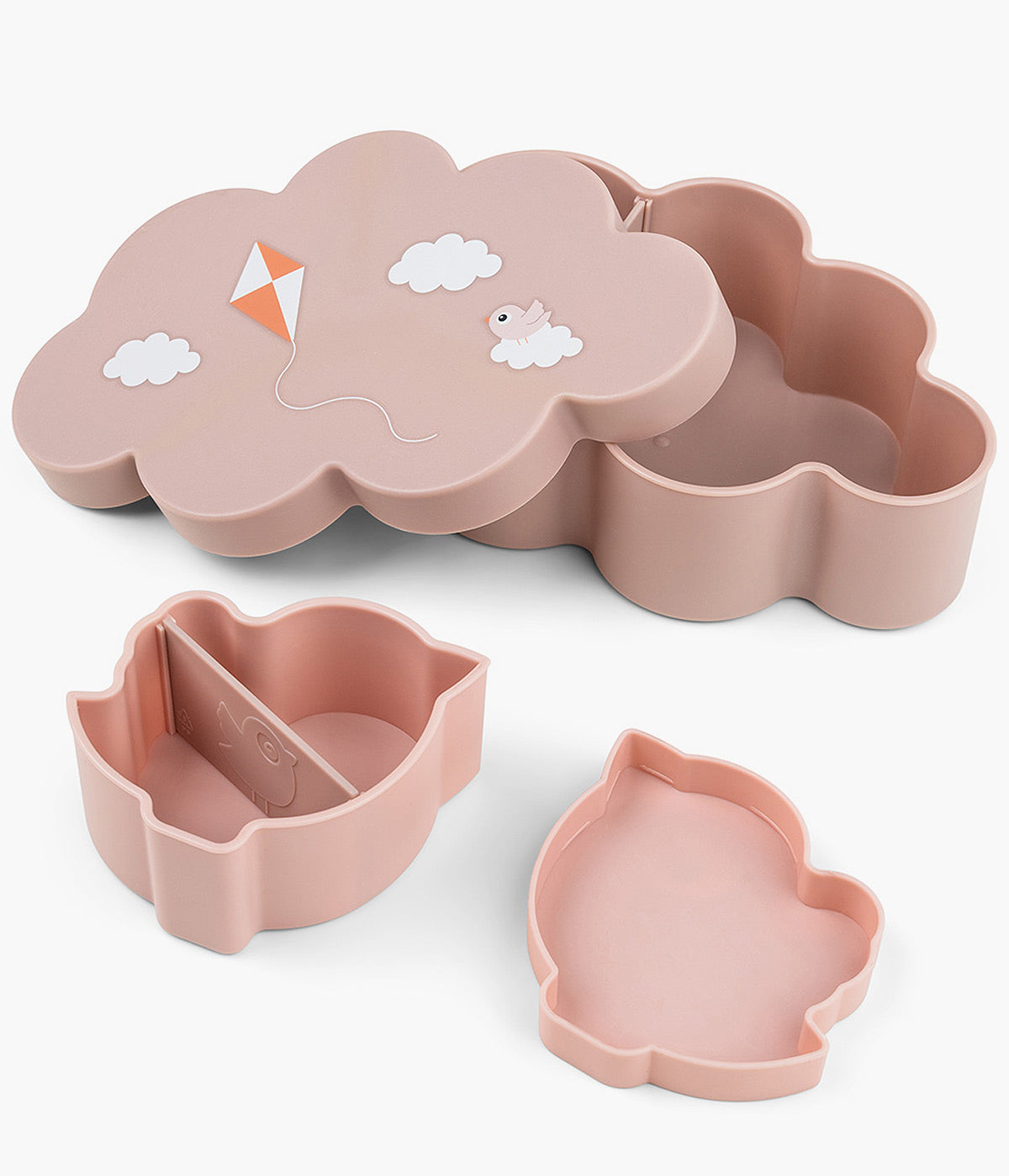 Done by Deer Lancheira com Caixa Snacks e Garrafa 3pc - Rosa