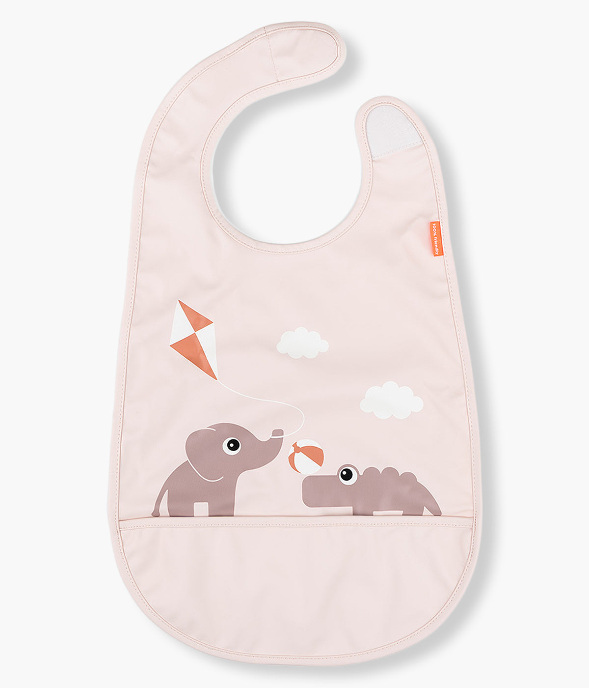 Done by Deer Babete Impermeável com Bolso Playground - Rosa