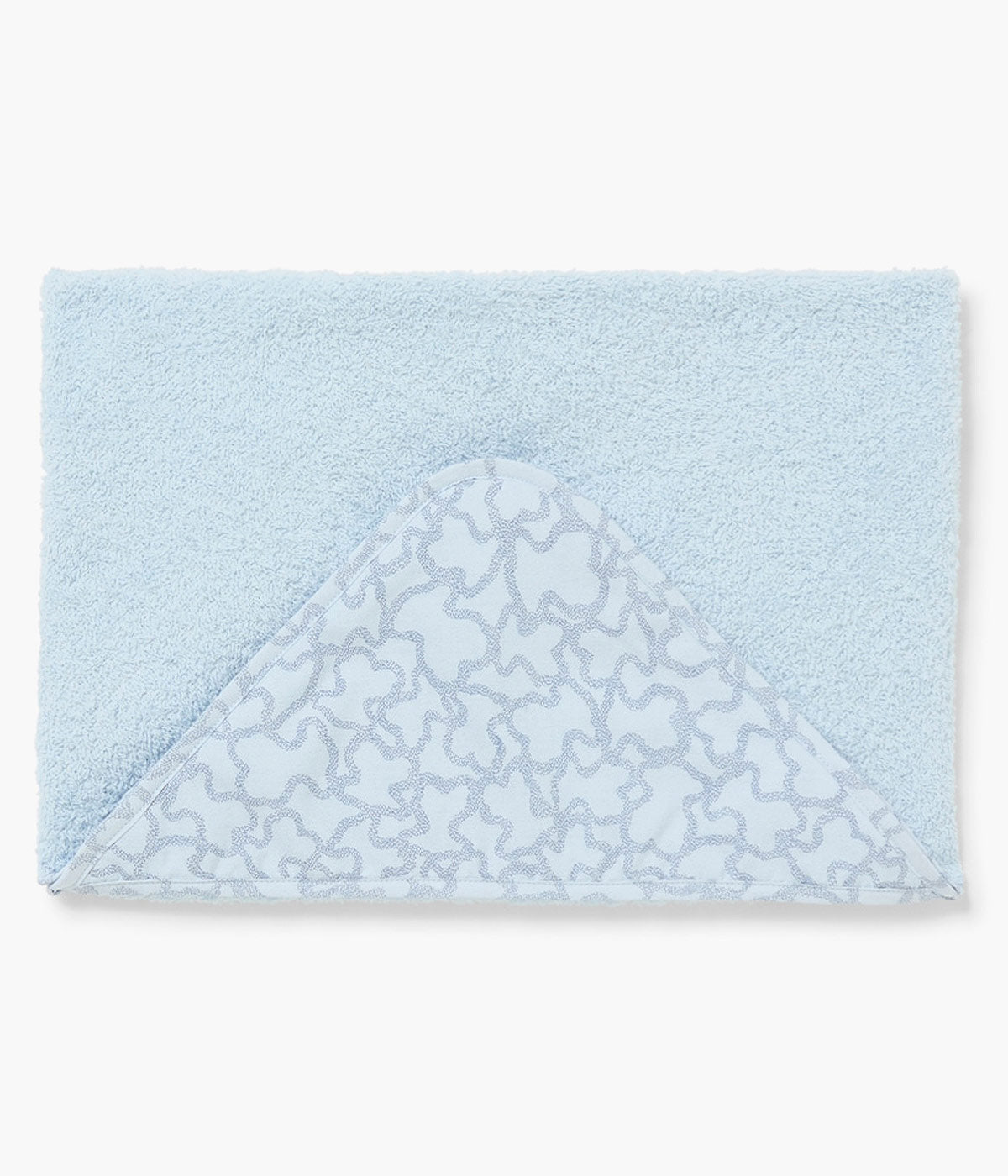 Tous Toalha de Banho em Algodão para Bebé - Azul