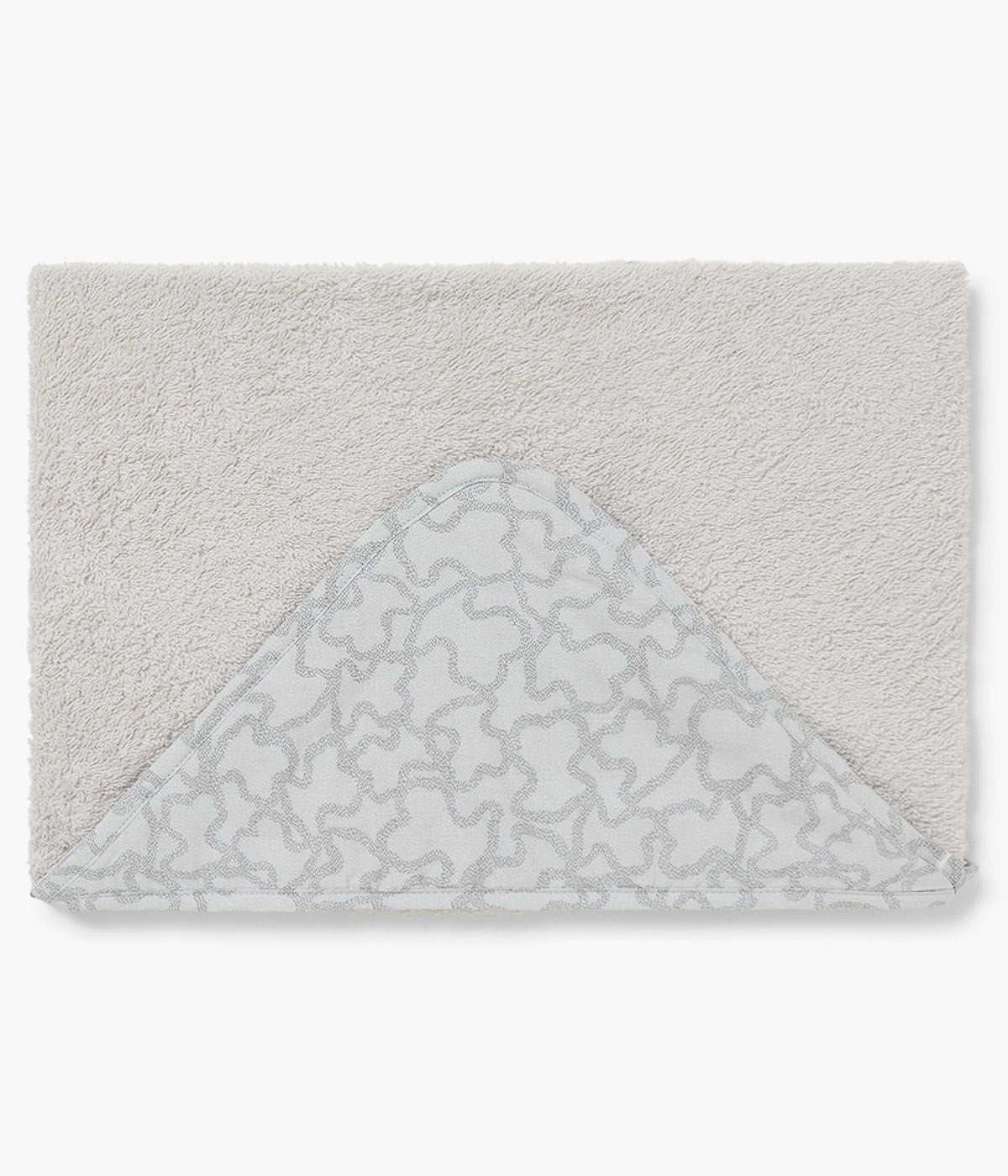 Tous Toalha de Banho em Algodão para Bebé - Cinza