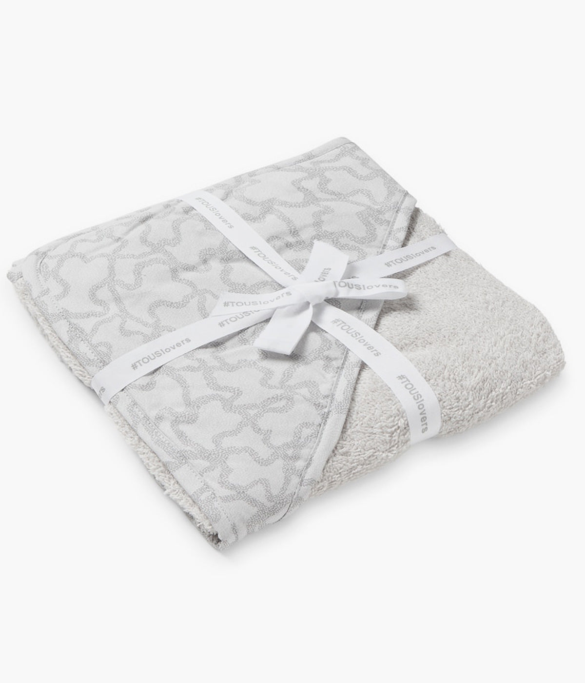 Tous Toalha de Banho em Algodão para Bebé - Cinza