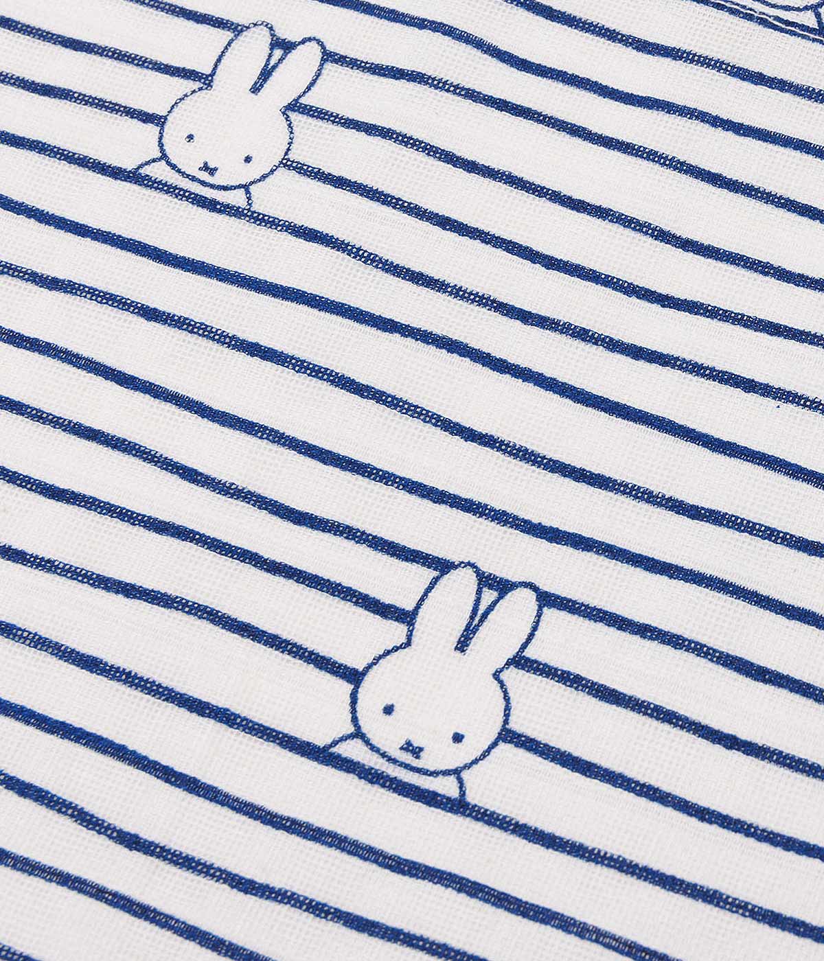 Jollein x Miffy Pack 3 Fraldas Musselina Algodão - Azul