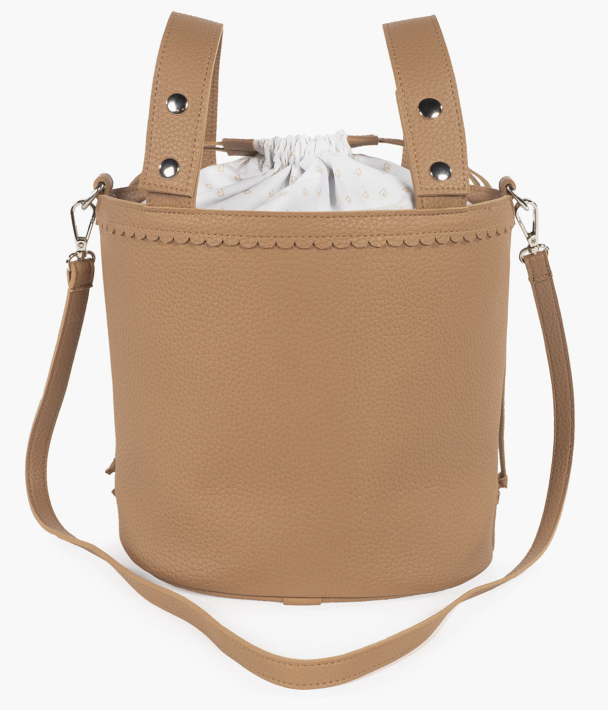 Pasito a Pasito Bolsa Bucket Icon Caramel - Castanho