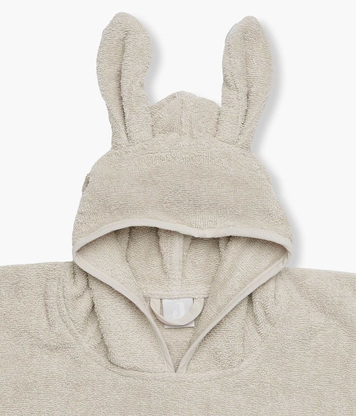 Poncho de Banho em Algodão c/ Carapuço Bebé Jollein - Bege