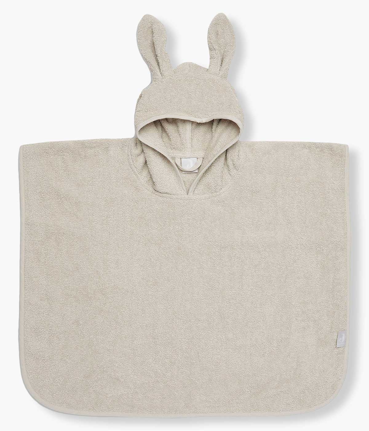 Poncho de Banho em Algodão c/ Carapuço Bebé Jollein - Bege