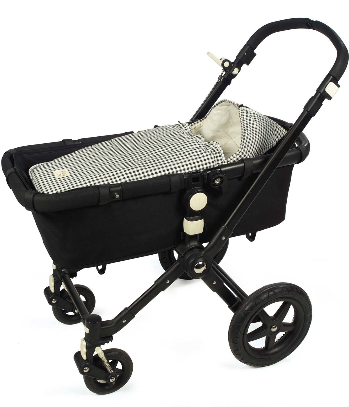 Walking Mum Saco de Dormir 2 em 1 I Love Vichy Black - Preto