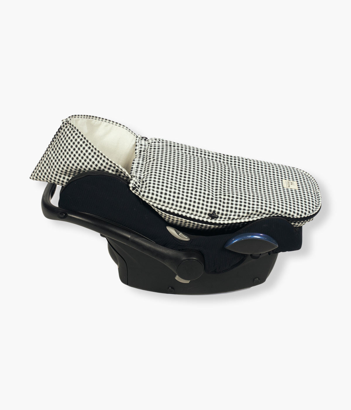 Walking Mum Saco de Dormir 2 em 1 I Love Vichy Black - Preto
