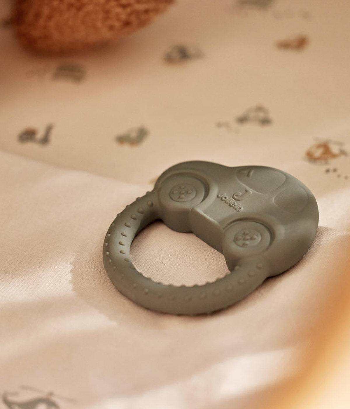 Anel de Dentição para Bebé Jollein On The Go Carro - Azul