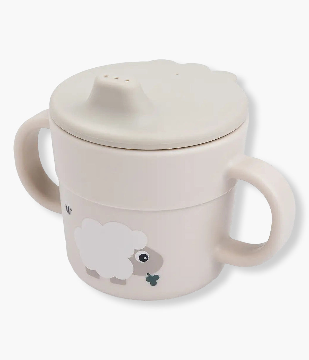 Done by Deer Copo Anti-Vazamento Tiny Farm 215ml - Bege