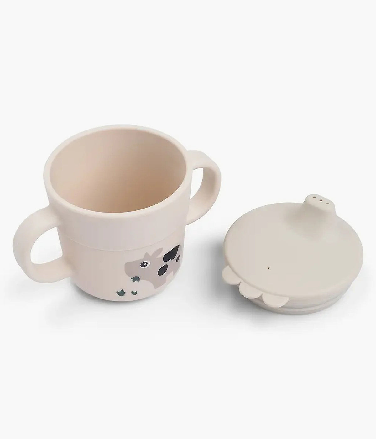 Done by Deer Copo Anti-Vazamento Tiny Farm 215ml - Bege