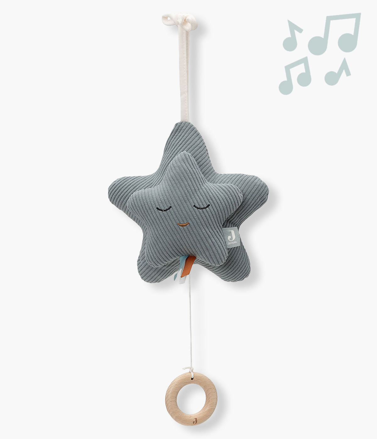 Peluche Musical Estrelas para Bebé Jollein - Verde