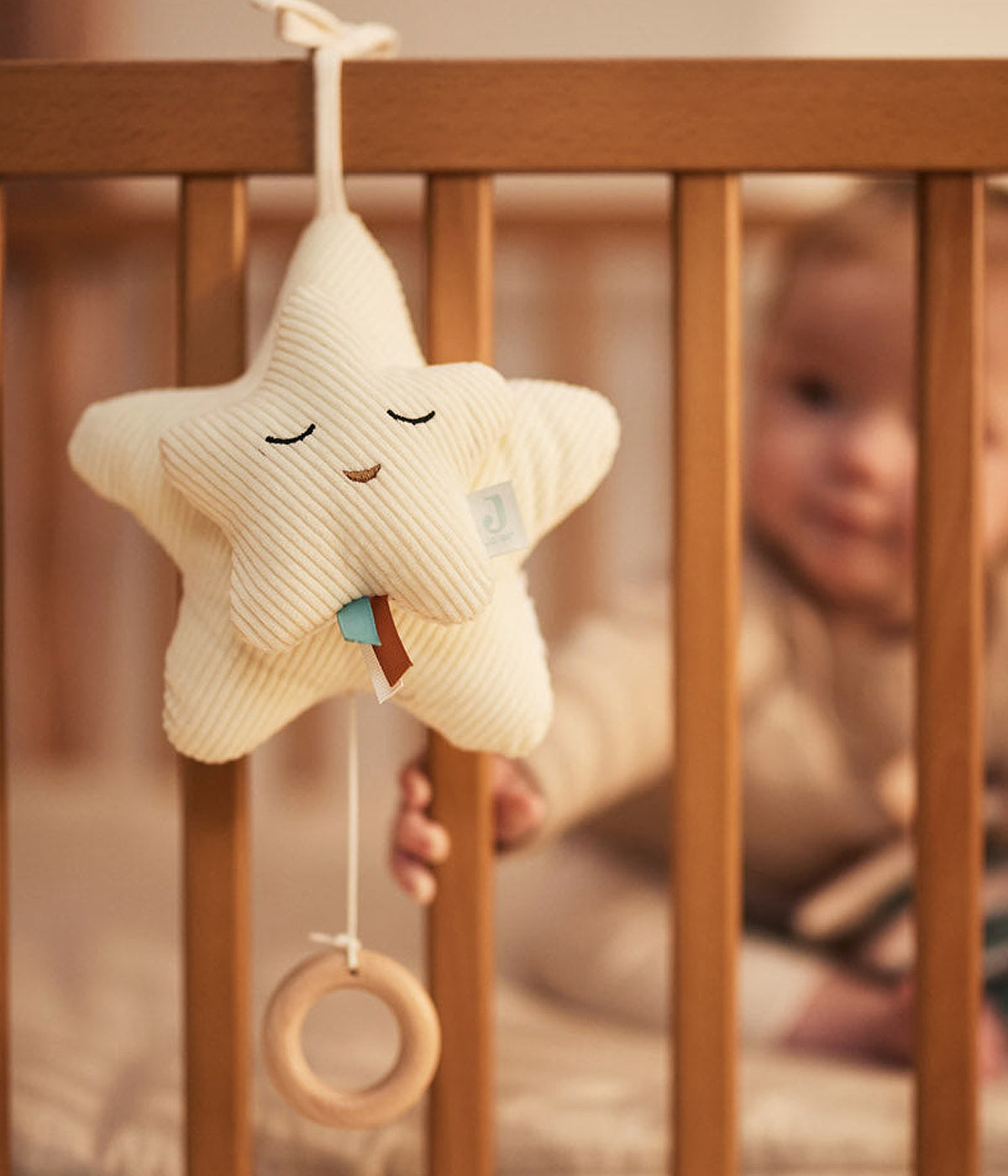 Peluche Musical Estrelas para Bebé Jollein - Pérola